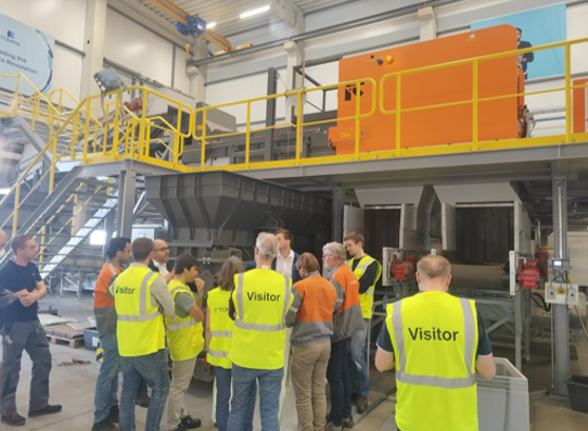 CAESAR project follow up meeting at TOMRA Recycling facilities