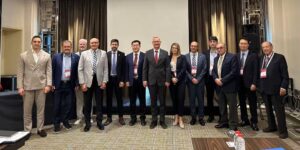 Miembros de AZTERLAN y del Instituto de Fundición Tabira en la reunión del Comité Ejecutivo de la WFO.