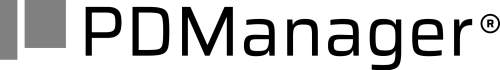 PdManager logo black
