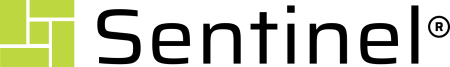 Sentinel logo black